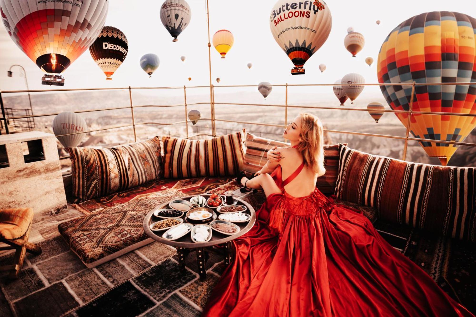 Olenda Premium Cappadocia Hotel Üchisar Bagian luar foto